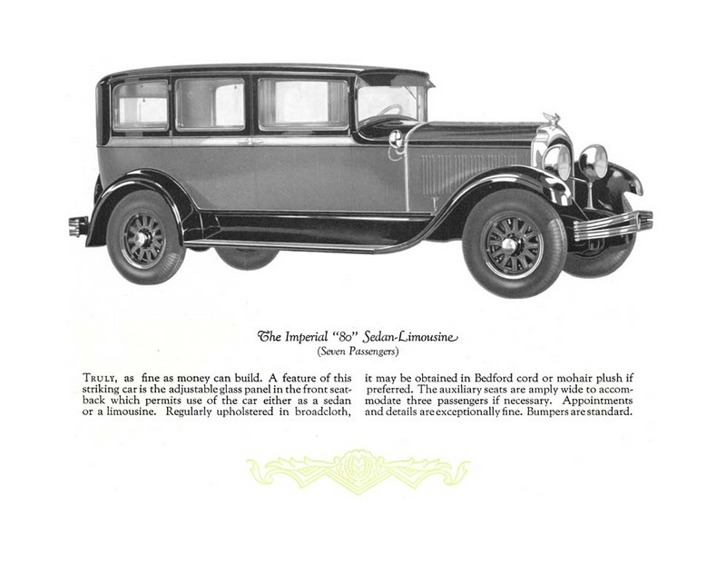 1928 Chrysler Imperial 80 Brochure Page 5